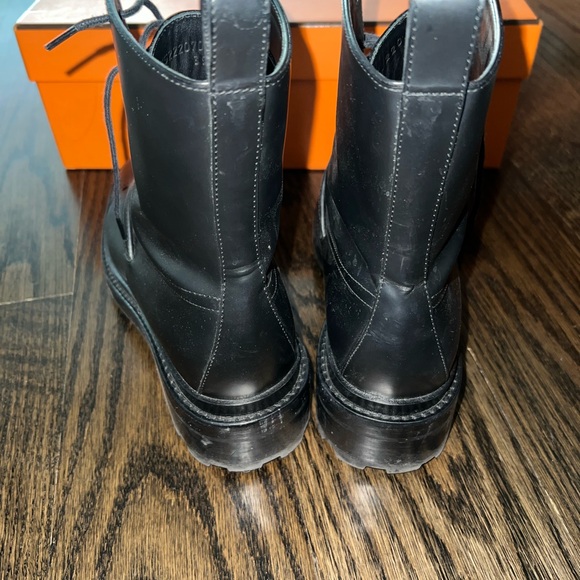 Hermes Kelly Ankle boot size 39.5 EU Glossed Calfskin black - Picture 4 of 16